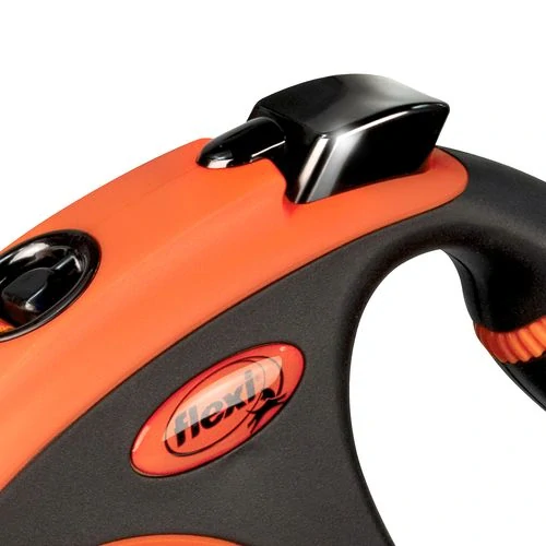 flexi Xtreme L popruh 8m, oranžová do 65kg s pružným Soft-Stop pásikom