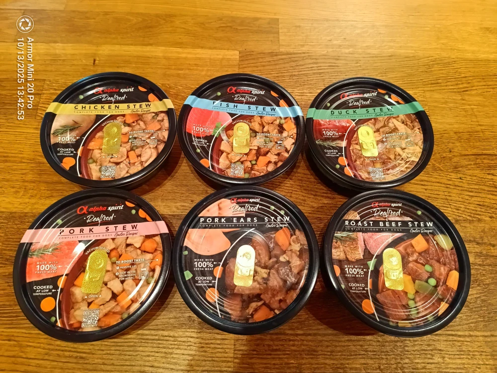 Alpha Spirit Dog Realfood - Tuniakový guláš 280g