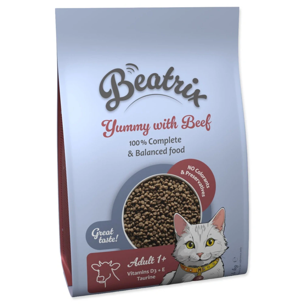 Beatrix Adult s hovädzím mäsom 1, 4kg