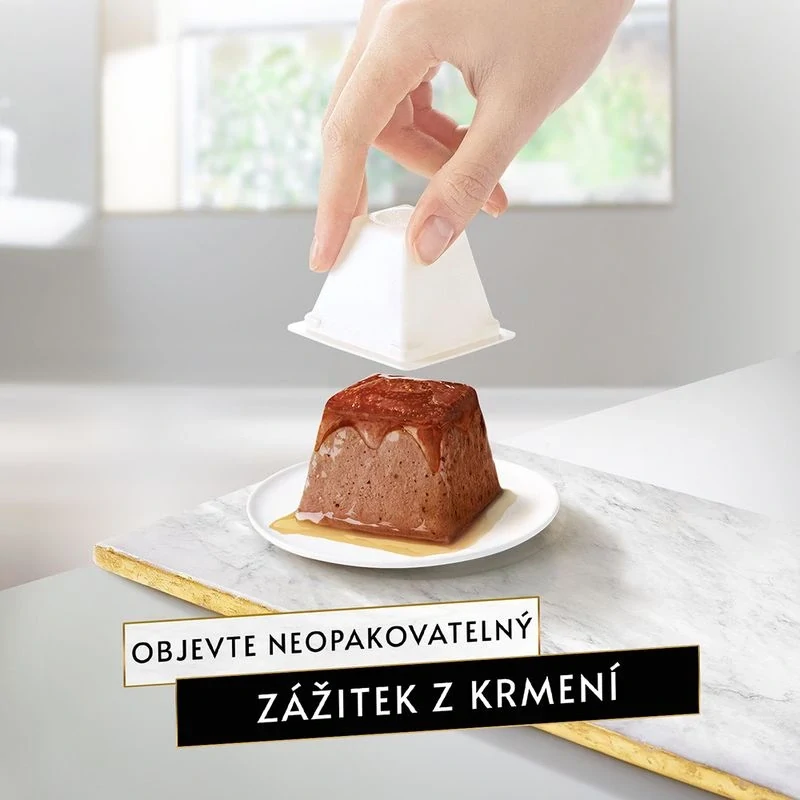 GOURMET REVELATIONS 2 x 57g jemná paštika s kuracím mäsom a omáčkou na povrchu