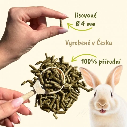 Prémiové bezobilné granule pro králíky ANILAND FITBUNNY 1000 g