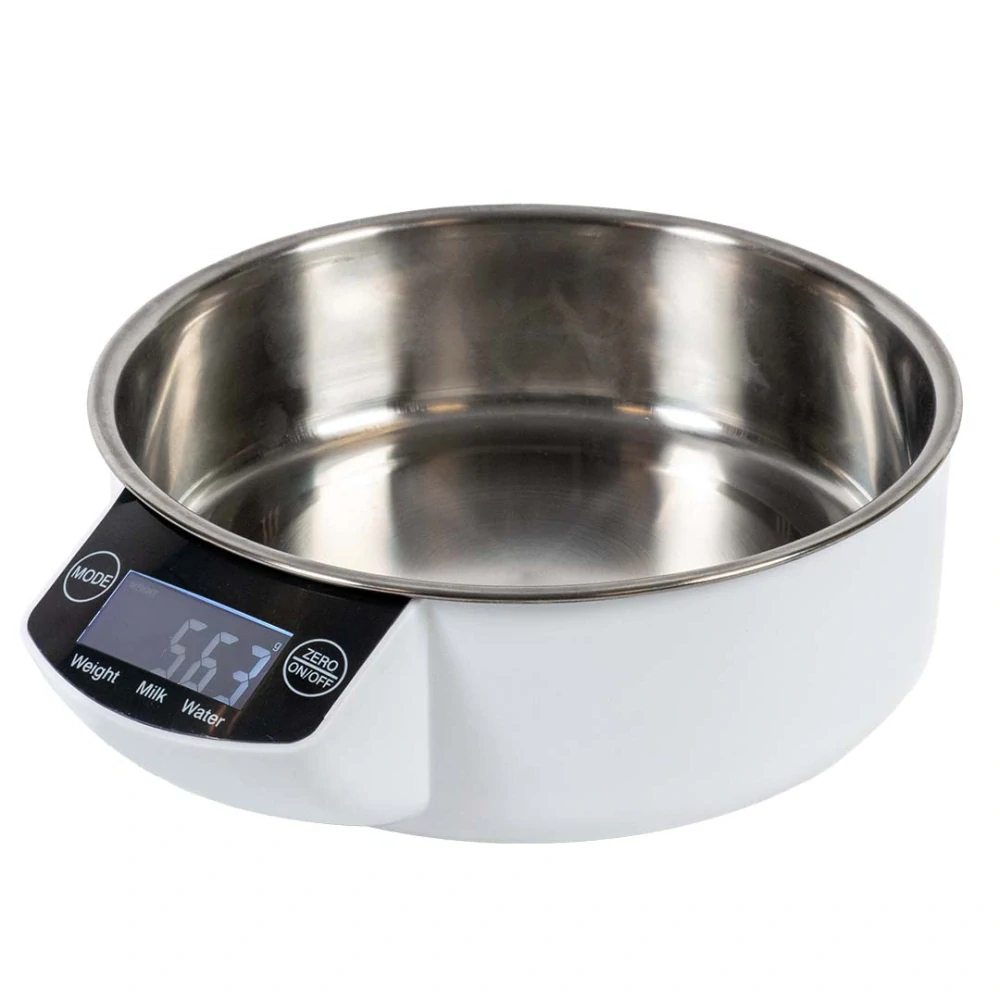 DUVO+ Miska s digitálnou váhou 1000ml, 22x18x7cm max. 5kg dva v jednom