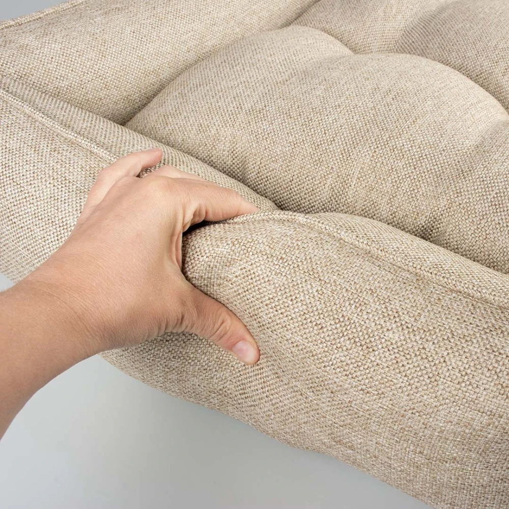 DUVO+ Mäkký obdĺžnikový pelech pre psov DURATEX S 60x45x16cm béžový