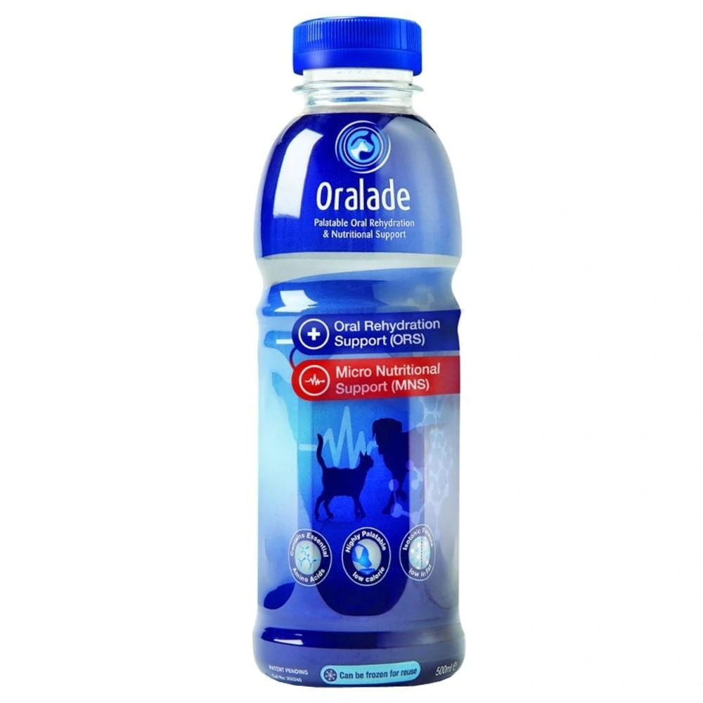 Oralade GI rehydratační roztok pre psy a mačky 500 ml