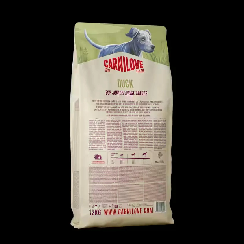 Carnilove TRUE FRESH Duck Dry food for Junior Large Breeds 12kg