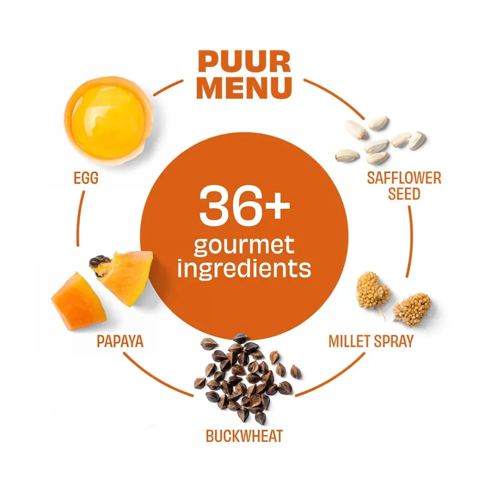 PUUR krmivo pre agapornisy 2,25kg