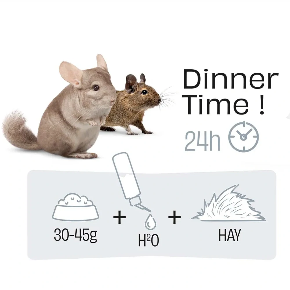 PUUR krmivo pre činčily a degu 500g