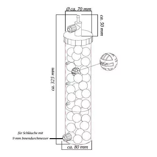 DUPLA CO2 Reactor S pre viac ako 400l akvárium