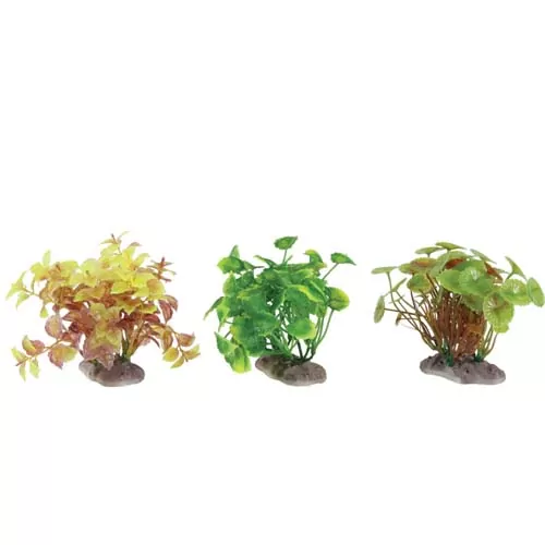 ZOLUX Sada umelých rastlín 6ks Small 18cm typ B
