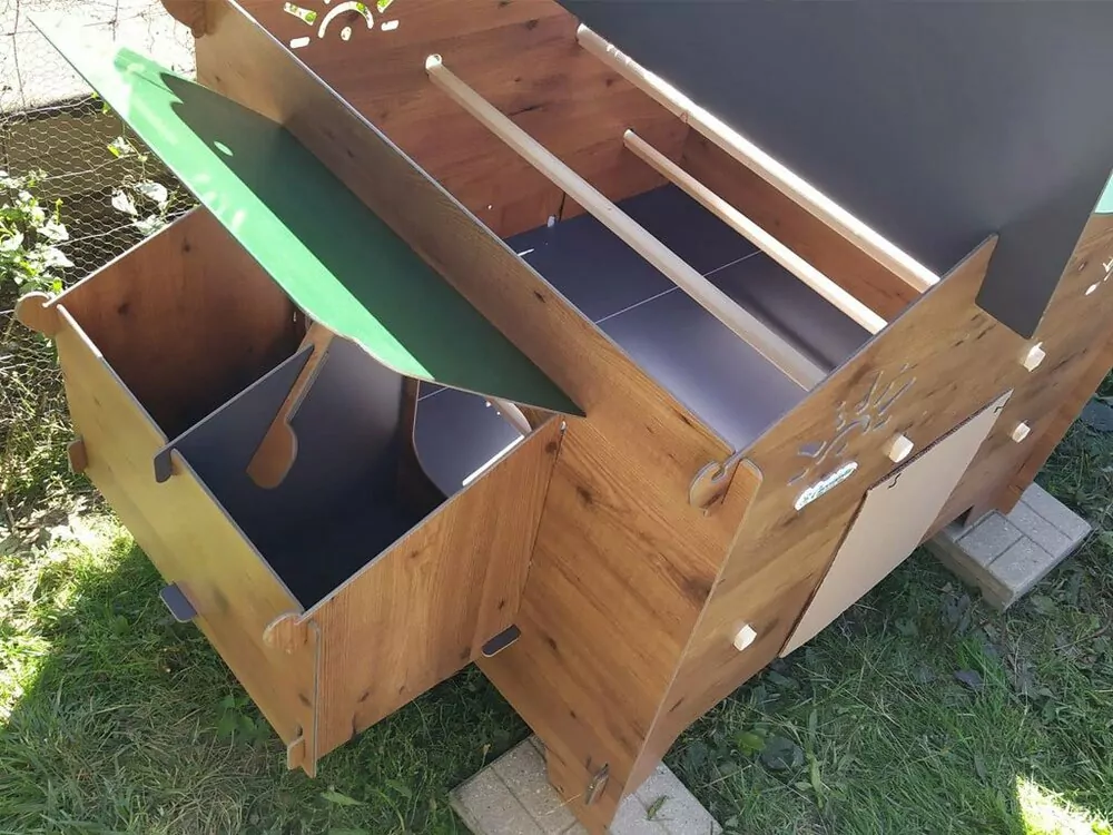 Kurín pre sliepky POLLY CHALET 4XL