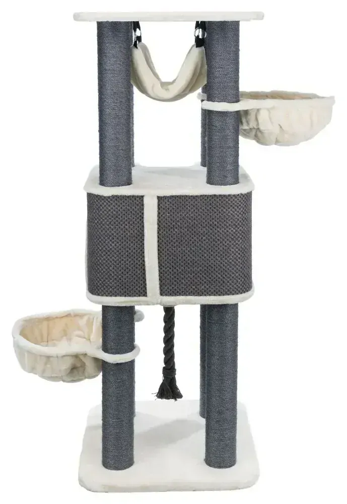 XXL škrabadlo HUMBERTO, 174 x 68 x 68, krémová/sivá