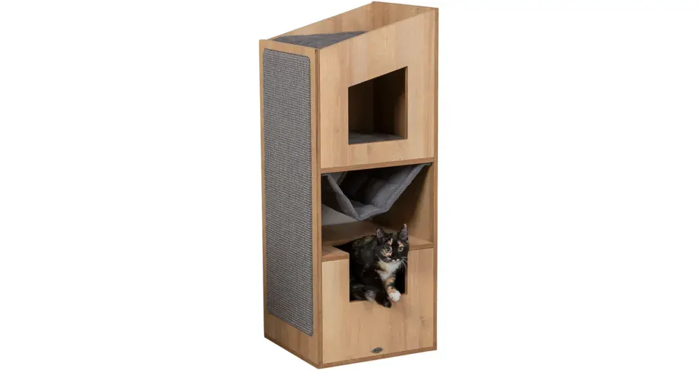 CityStyle škrabadlo TOWER pre mačky, 105 cm, hnedá/sivá