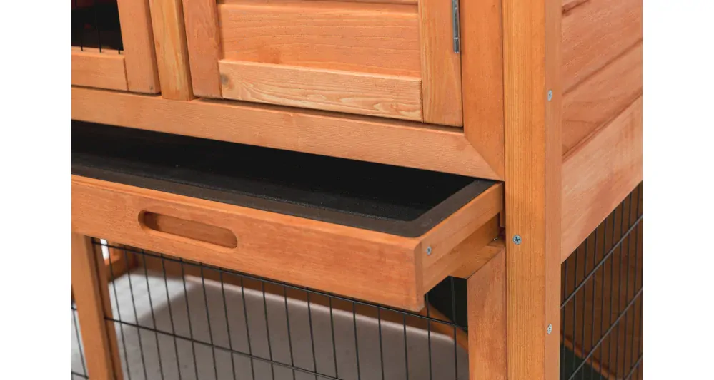 NATURA králikáreň s výbehom 116 x 97 x 63 cm, hnedá