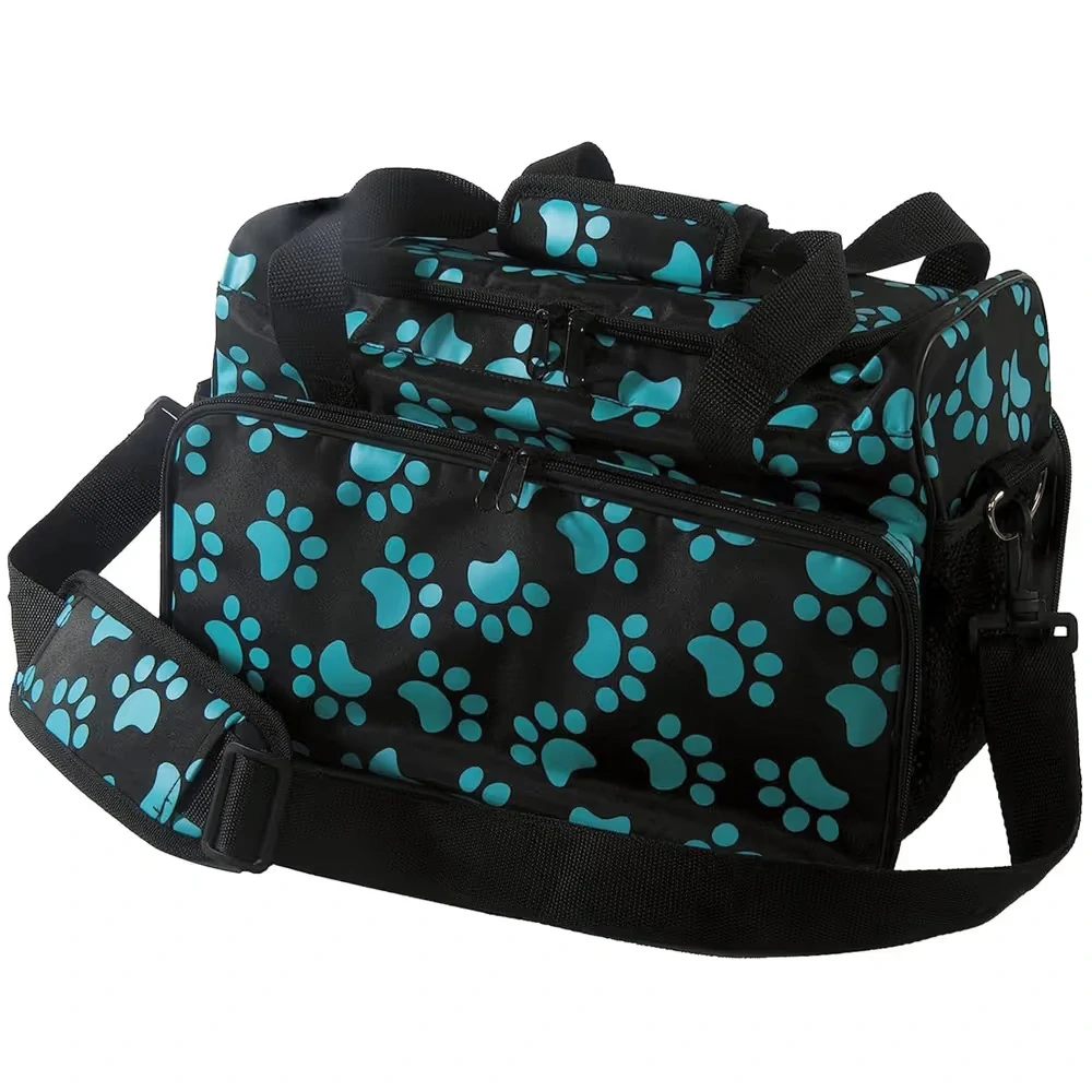 Wahl Professional Tote Bag Paw Print - Priestranná taška na príslušenstvo pre starostlivosť o zvieratá s viacerými vreckami