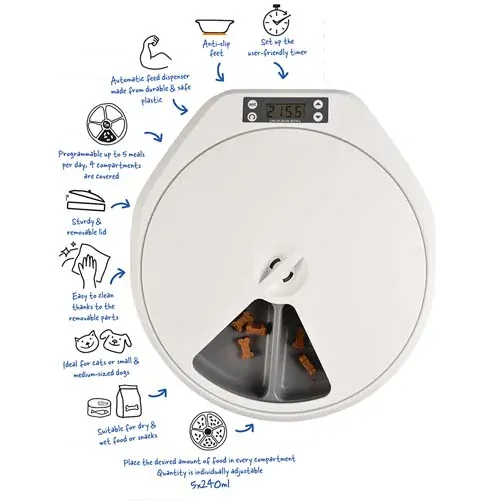 DUVO+ Elektronický dávkovač krmiva s časovačom