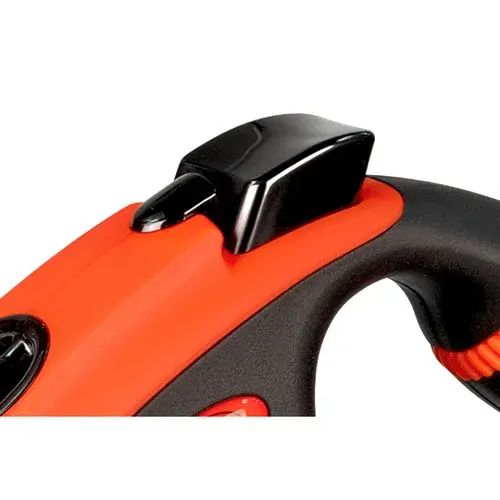 flexi Xtreme XS popruh 3m, oranžová do 15kg s pružným Soft-Stop pásikom