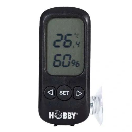 HOBBY digitálny teplomer a vlhkomer s funkciou alarmu s presnosťou +/- 0,5° C, +/-3 %
