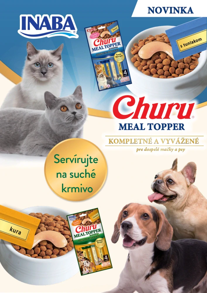 Inaba Churu Meal Topper cat Kura 4 tuby = 56g