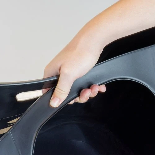 EBI D&D I LOVE HAPPY CATS DEAN Otvorená mačacia toaleta 54,4x43,9x40,5cm čierna