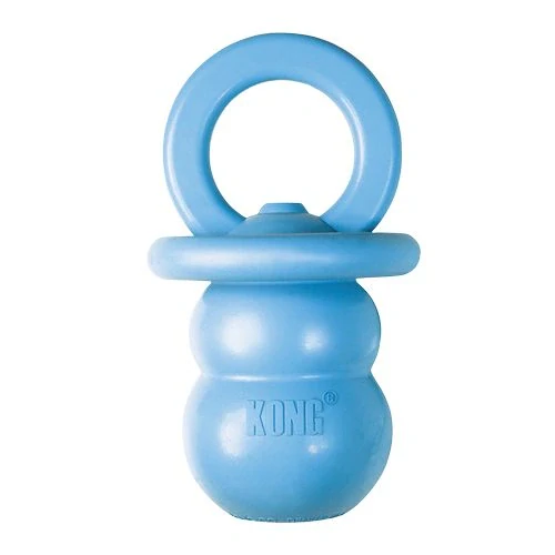 KONG Puppy Binkie gumená hračka pre šteňatá S 13x7x7cm mix farieb
