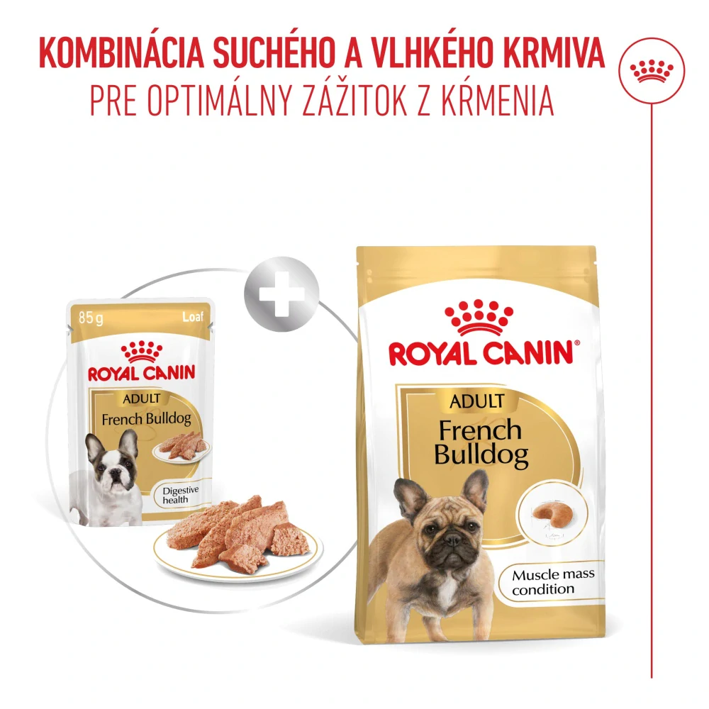 ROYAL CANIN FRENCH BULLDOG WET kapsičky pre dospelé francúzske buldočky 12x85g
