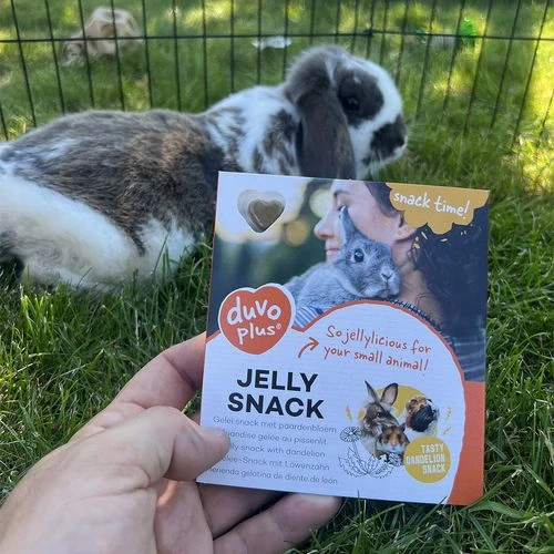 DUVO+ Jelly snack pre hlodavce 1,2g x 12ks želé pochúťky s púpavou
