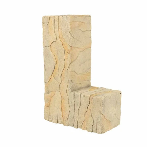 TERRA DELLA Stavebné prvky s pieskovým kamenným vzhľadom do terária 4 Beige 27,5x9x18,5cm