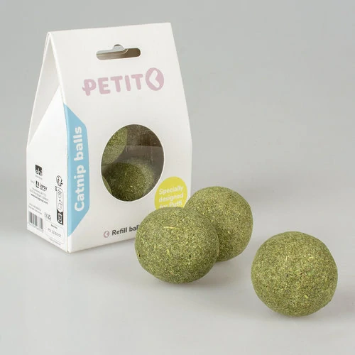 EBI PETIT Catnip guličky 3ks 4cm hračka pre mačky