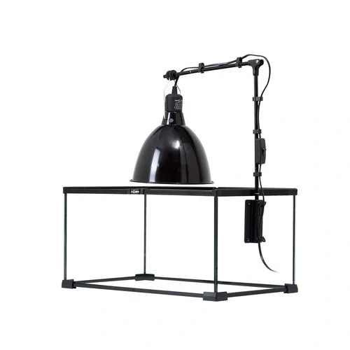 TERRA DELLA Univerzálny držiak osvetlenia do terária 7x4x41,5cm čierny