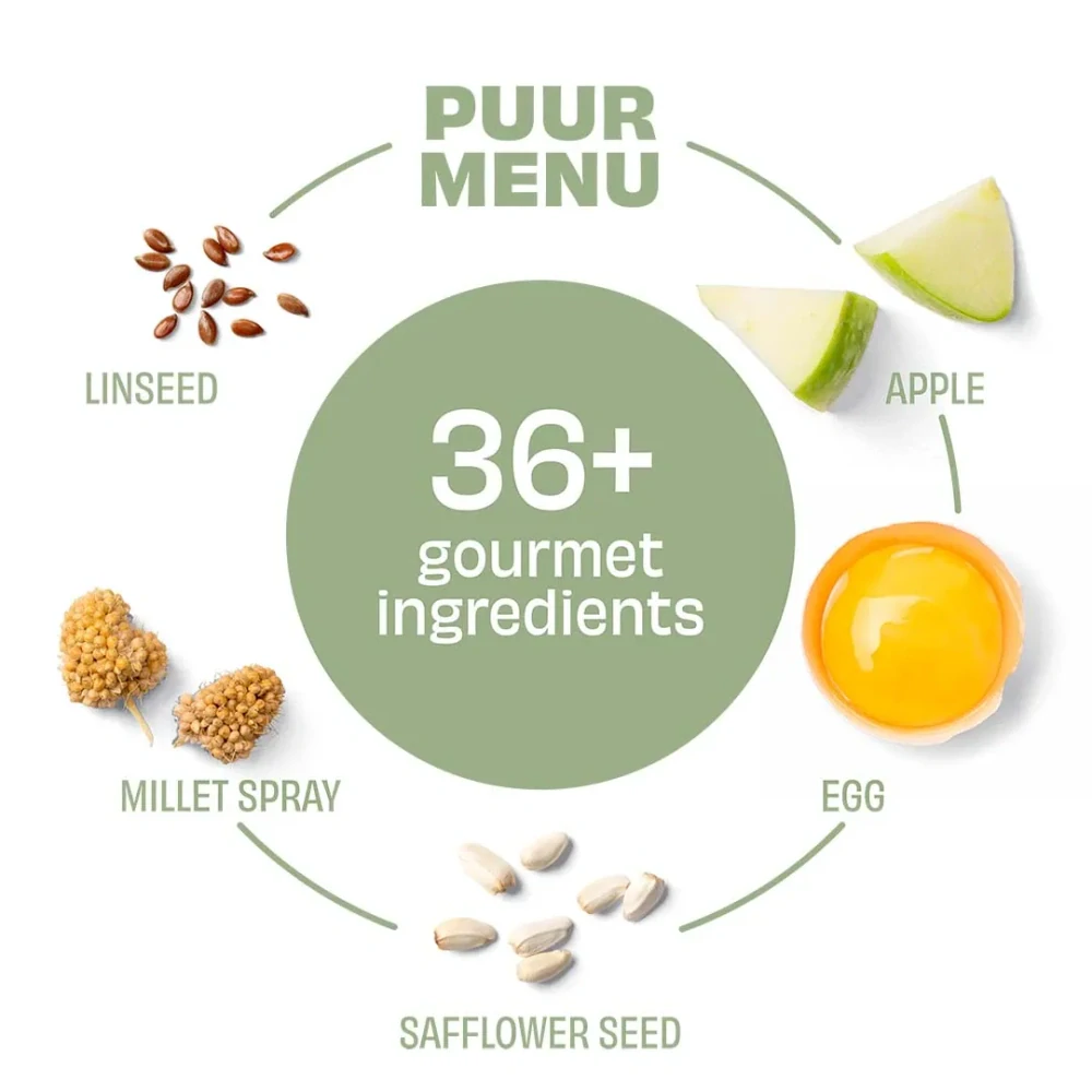 PUUR krmivo pre andulky 750g