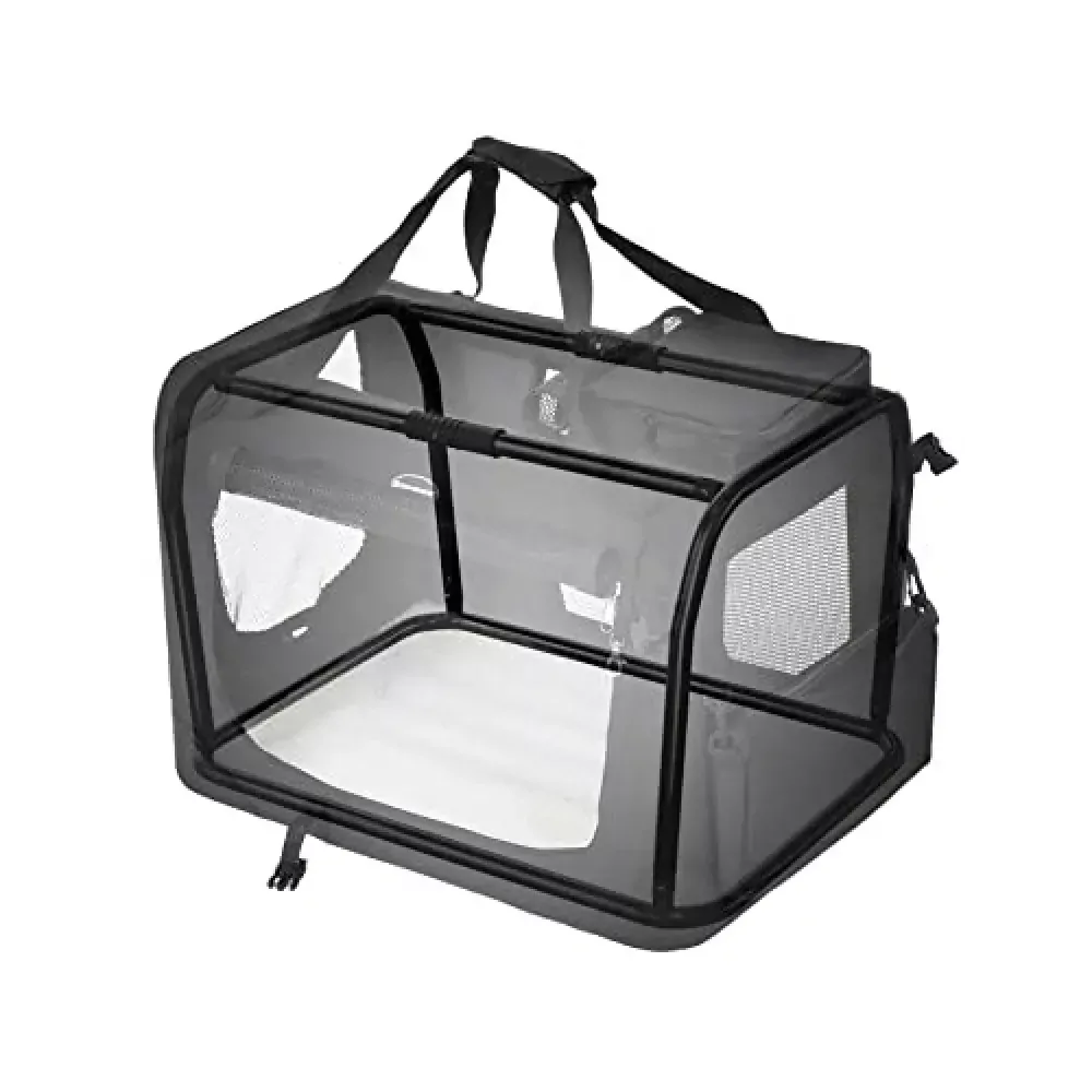 Skladacia textilná prepravka, 102 x 69 x 69 cm, Čierna