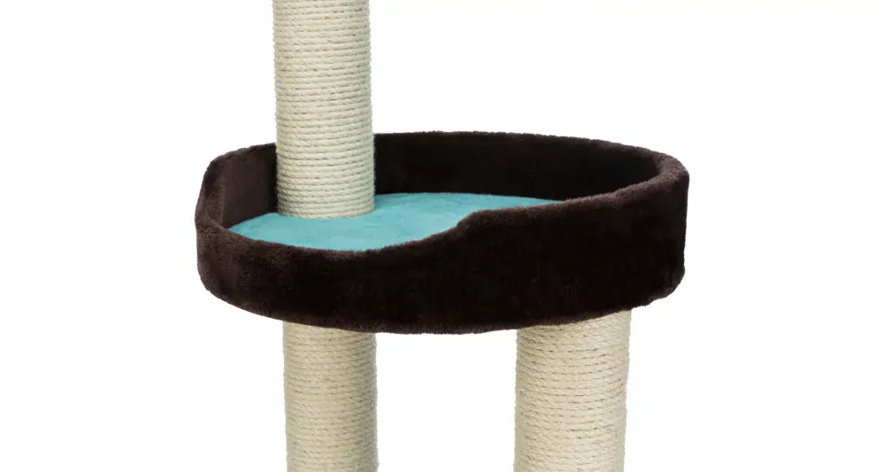 Škrabadlo LUGO 103 cm, hnedo/modré