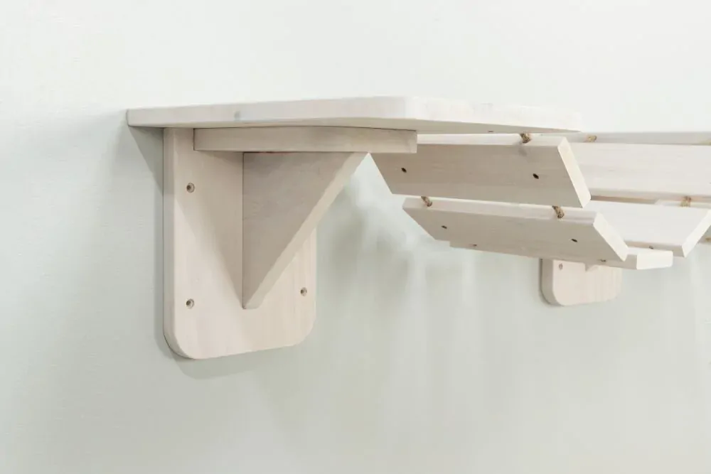 Rebrík - lávka na stenu, 150 x 30 cm, biela