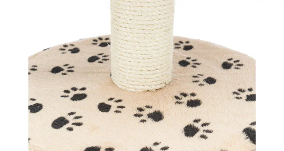 Škrabadlo TOLEDO 61 cm, - béžové s labkami