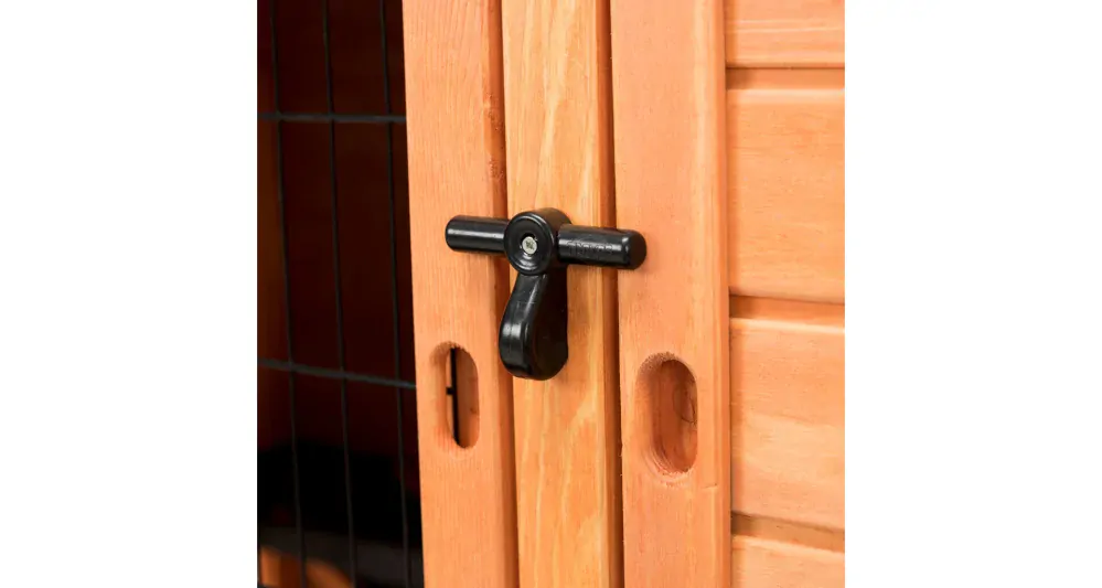 NATURA králikáreň s výbehom 116 x 97 x 63 cm, hnedá