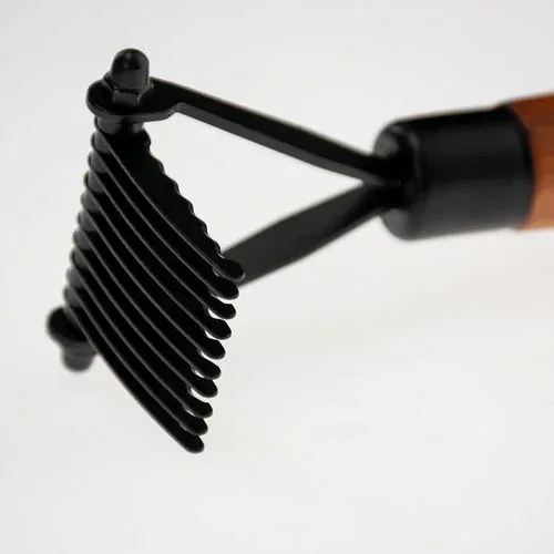 EBI NOIR JAPANDI Furminator hrebeň typu hrable s 10 čepeľami na odstránenie podsady 18,5x6x4cm