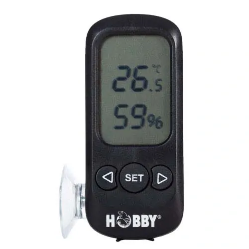 HOBBY digitálny teplomer a vlhkomer s funkciou alarmu s presnosťou +/- 0,5° C, +/-3 %