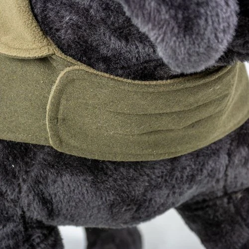 DUVO+ vesta pre psov v štýle saka L 60cm zelená