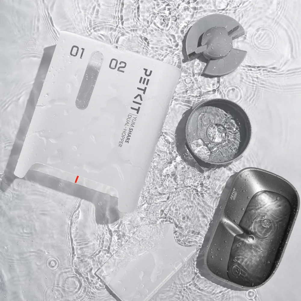 Dávkovač Dual-hopper pre mačky a malé psy s kamerou, 5 l