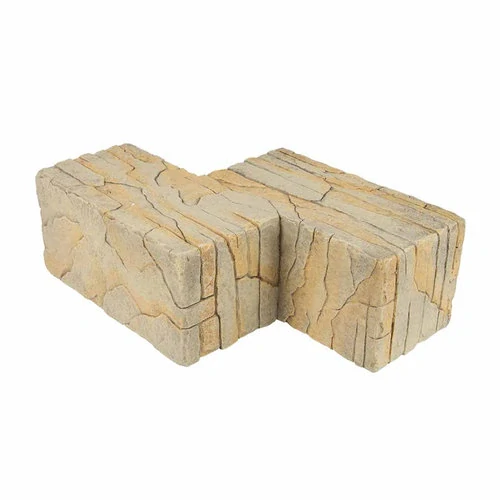 TERRA DELLA Stavebné prvky s pieskovým kamenným vzhľadom do terária 3 Beige 28x9x18,5cm