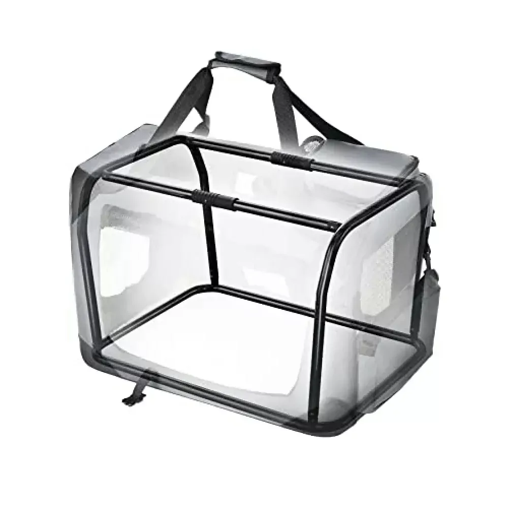 Skladacia textilná prepravka, 70 x 52 x 52 cm, Sivá