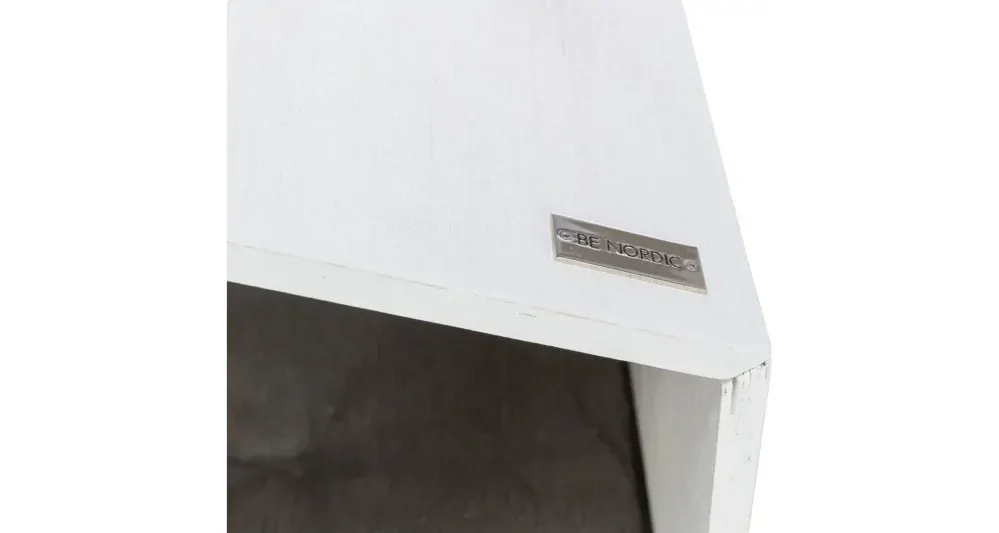 BE NORDIC škrabadlo JONTE, hranaté stĺpiky, domček s podestou, 115 cm