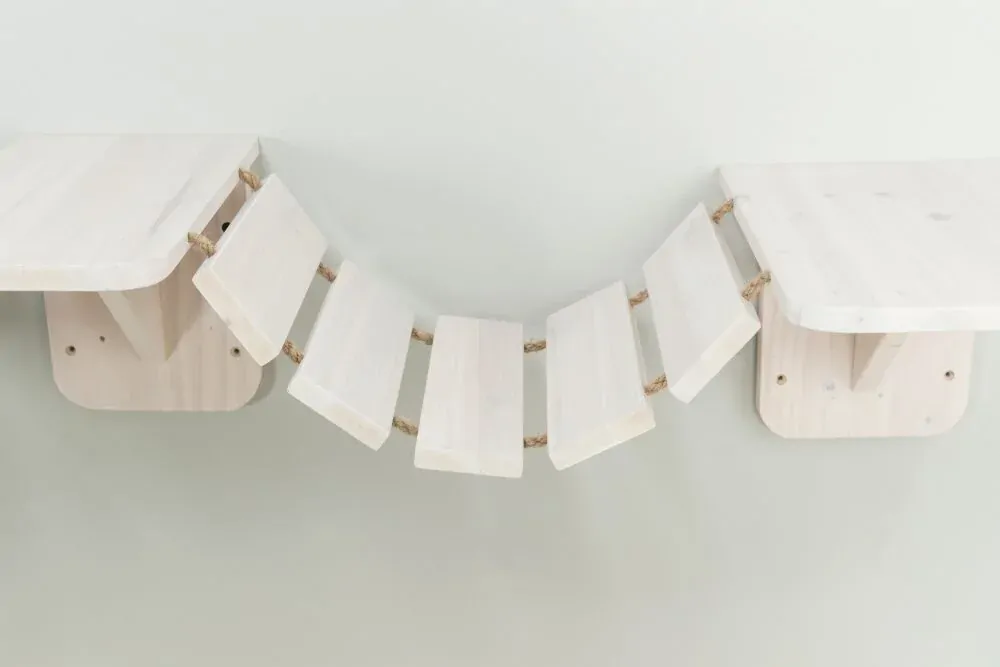 Rebrík - lávka na stenu, 150 x 30 cm, biela