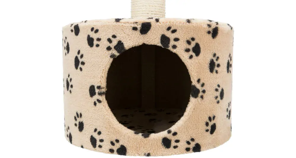 Škrabadlo TOLEDO 61 cm, - béžové s labkami