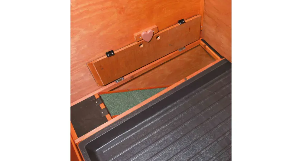 NATURA mega králikáreň s výbehom, 124 x 102 x 78 cm, hnedá