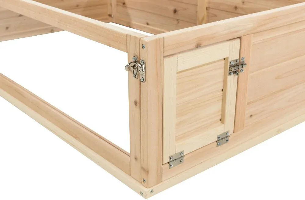 Výbeh pre morčatá do vnútorných priestorov, 114 × 30 × 74 cm, drevo/plast