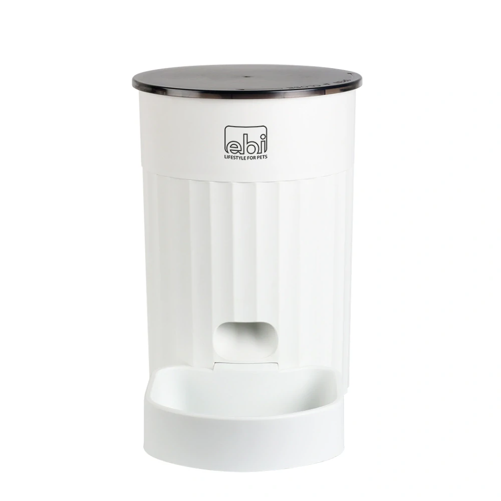 EBI Talakona Programovateľný automatický dávkovač krmiva 18x18x26cm 3l biely