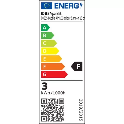 HOBBY Bubble Air LED colour & moon 33 cm
