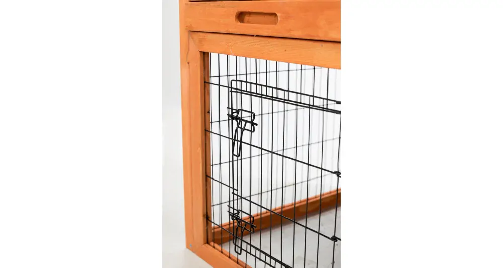 NATURA králikáreň s výbehom 116 x 97 x 63 cm, hnedá