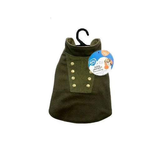 DUVO+ vesta pre psov v štýle saka XS 30cm zelená